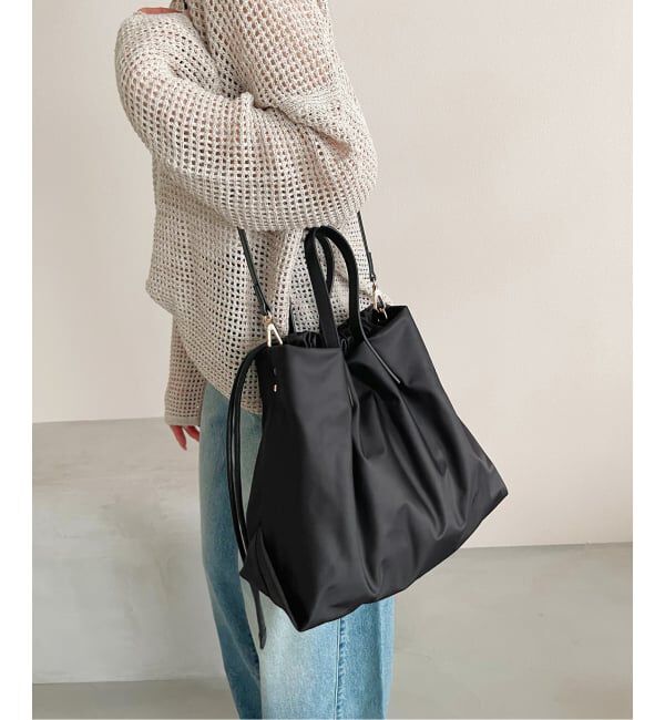  「《予約》LETALON 2WAYギャザーナイロントート」|トートバッグ|