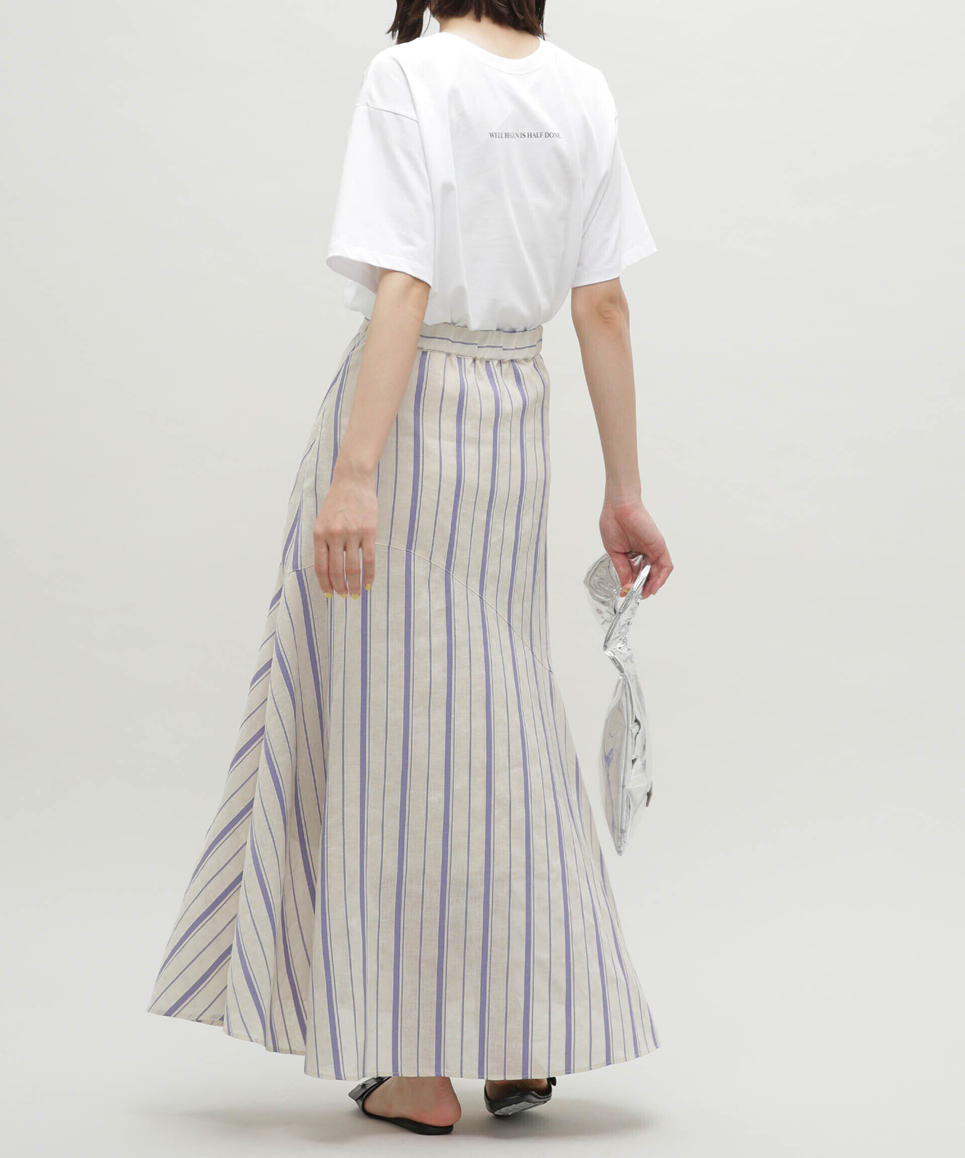 nano･universe「LB.03/リネンブレンドフレアーマキシスカート」|スカート|