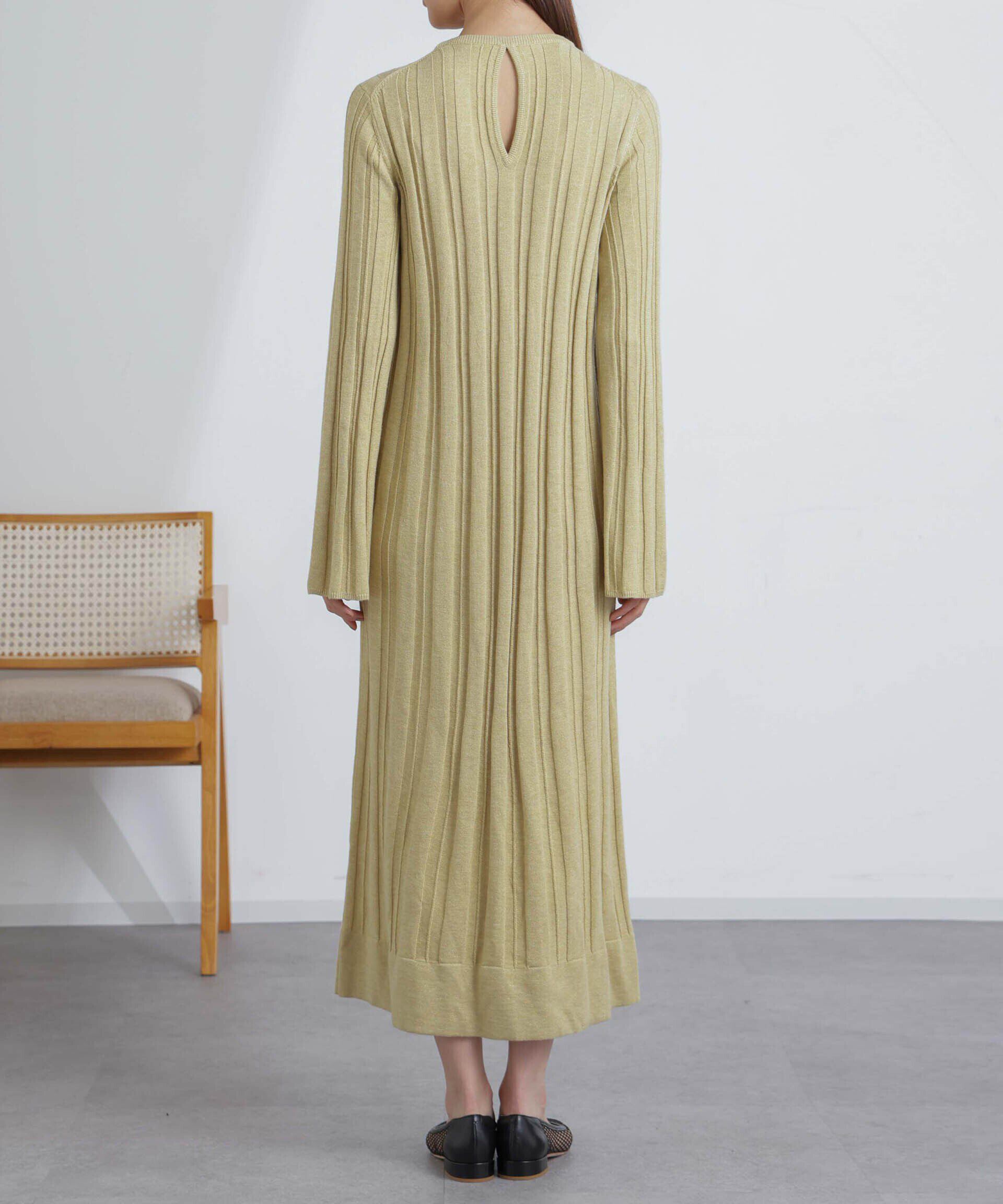 nano･universe「ワイドリブラメニットワンピース」|ワンピース|