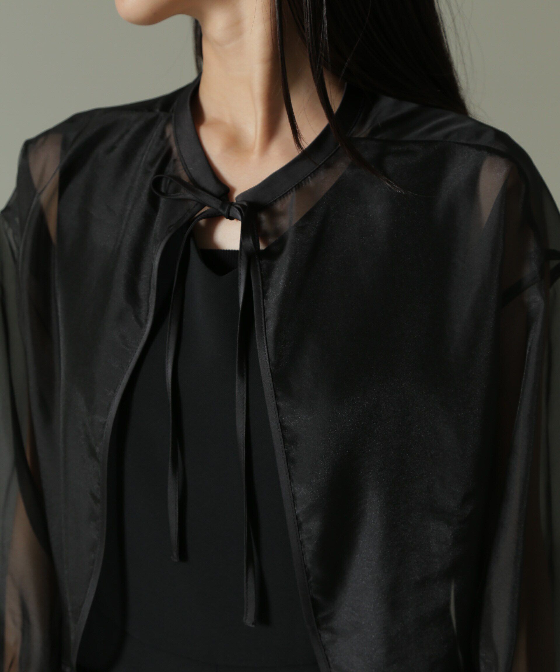 nano･universe「オーガンジーボレロ＆オールインワンセットパンツ」|ワンピース|