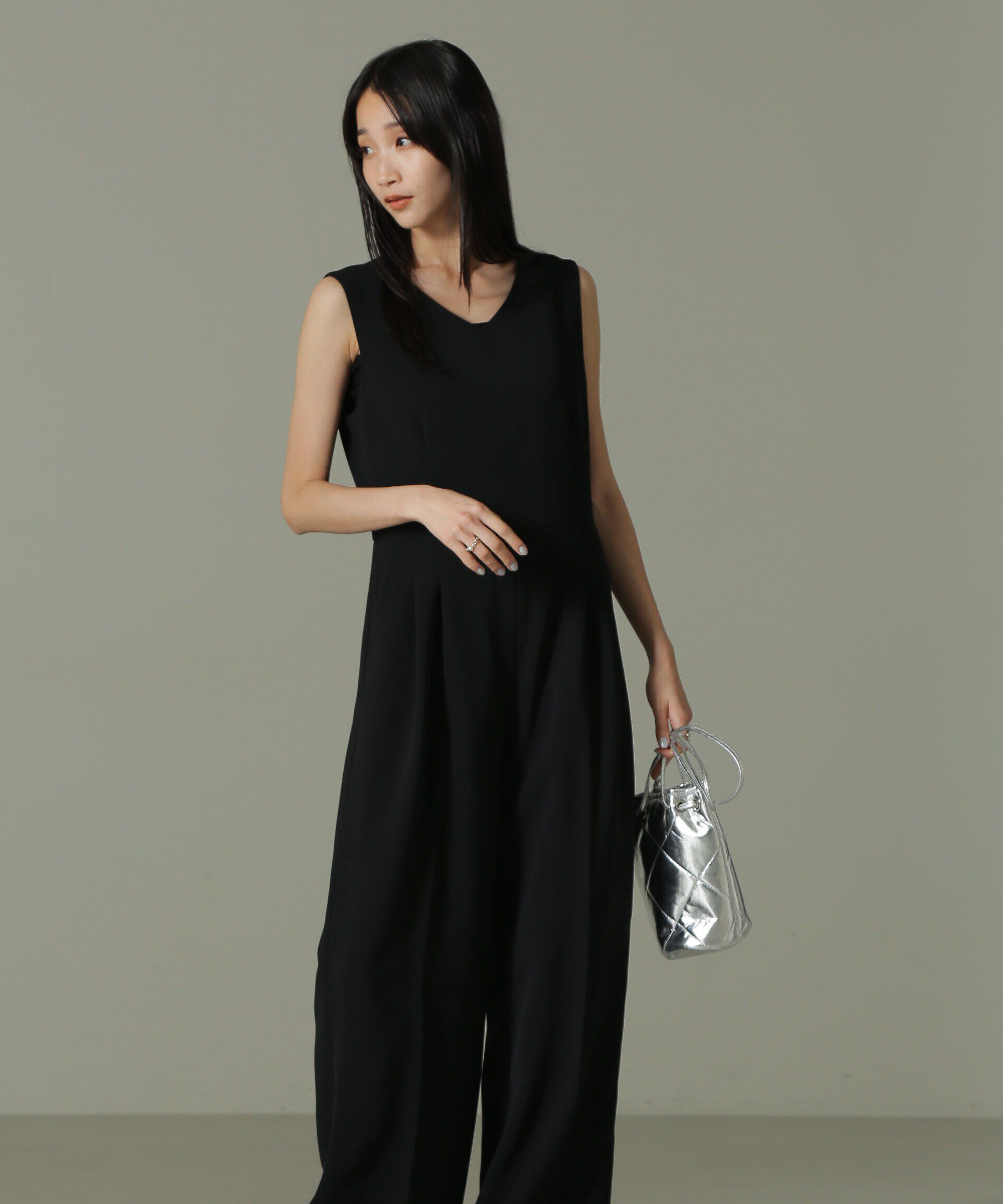 nano･universe「オーガンジーボレロ＆オールインワンセットパンツ」|ワンピース|