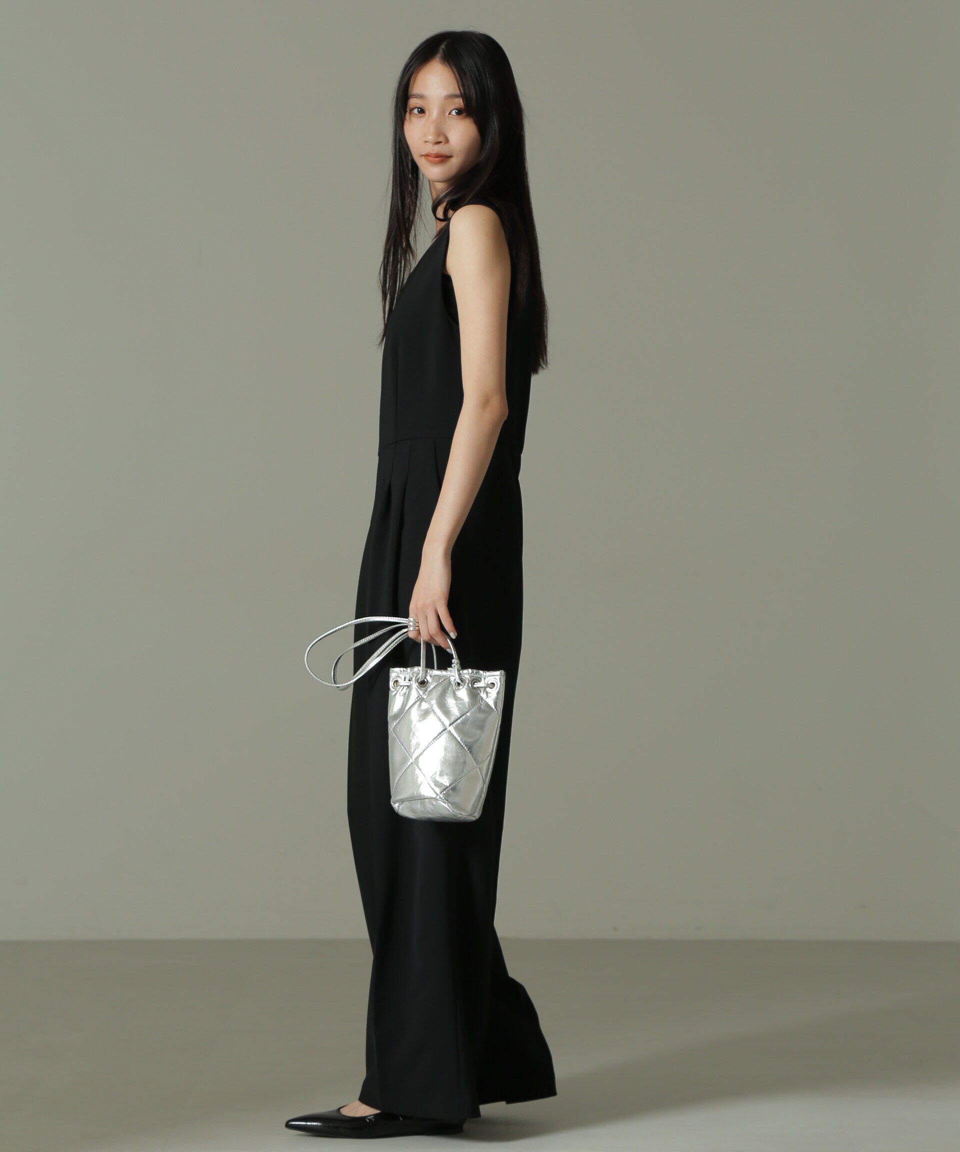 nano･universe「オーガンジーボレロ＆オールインワンセットパンツ」|ワンピース|