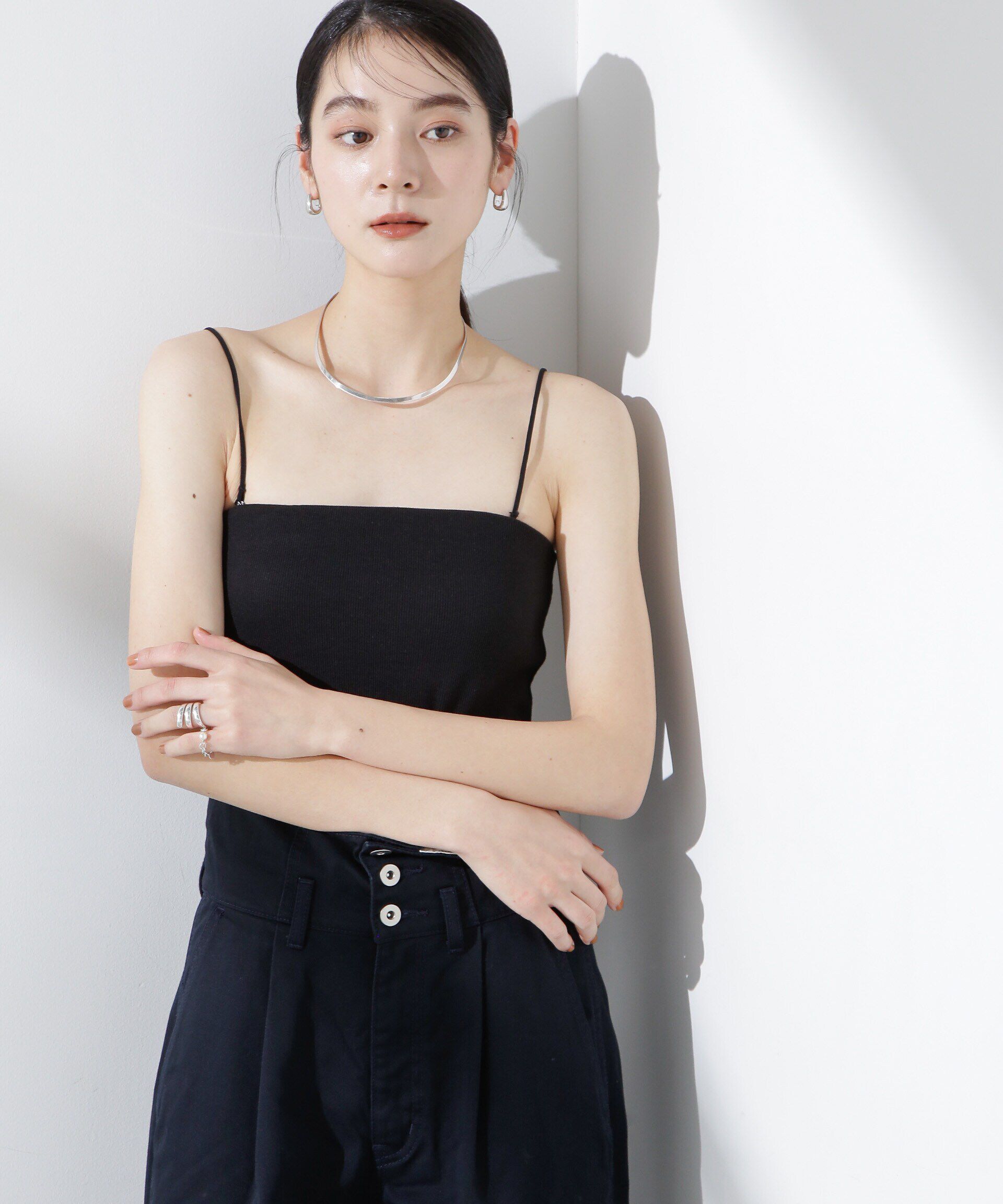 nano･universe「カップ付き2wayキャミベアトップ」|Tシャツ・カットソー|