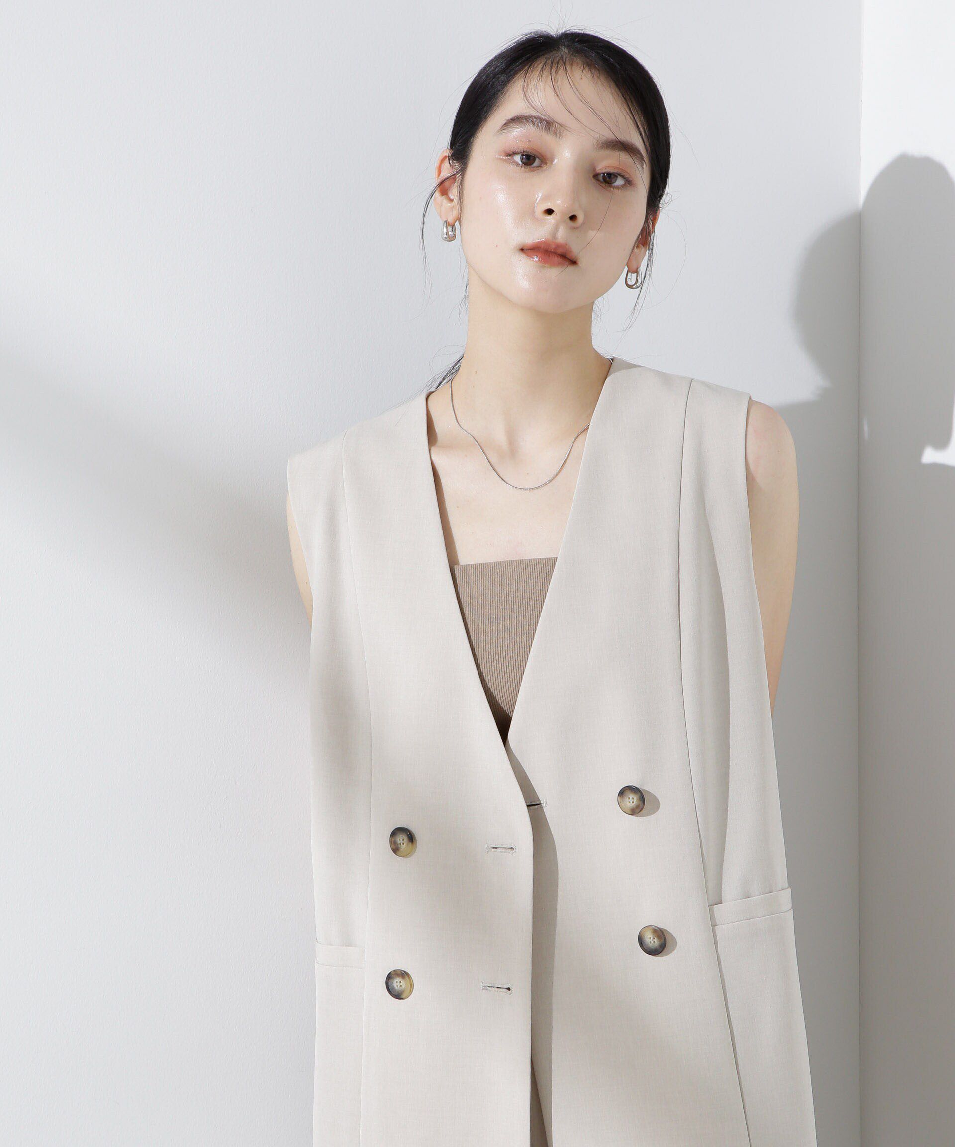 nano･universe「カップ付き2wayキャミベアトップ」|Tシャツ・カットソー|