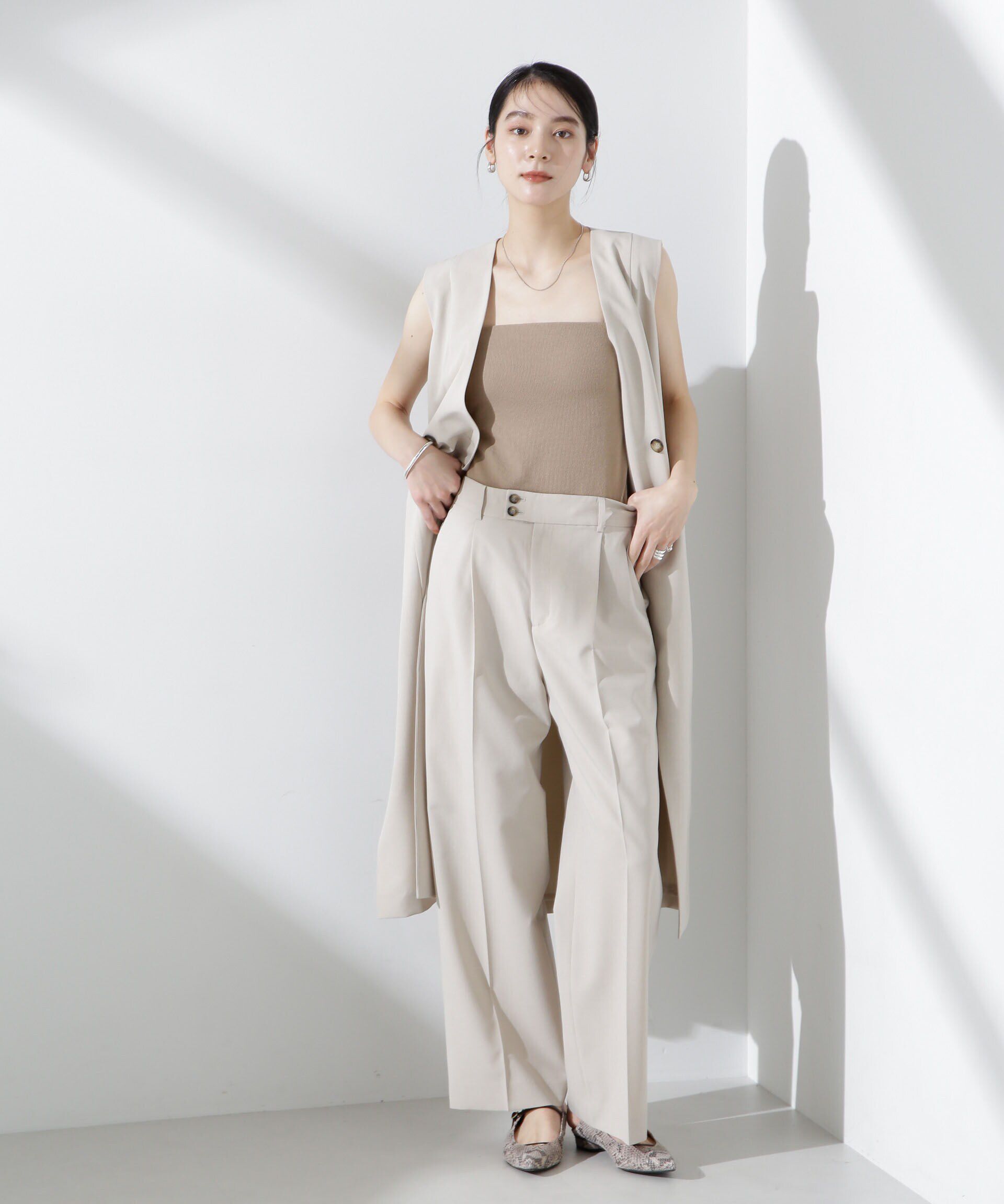 nano･universe「カップ付き2wayキャミベアトップ」|Tシャツ・カットソー|