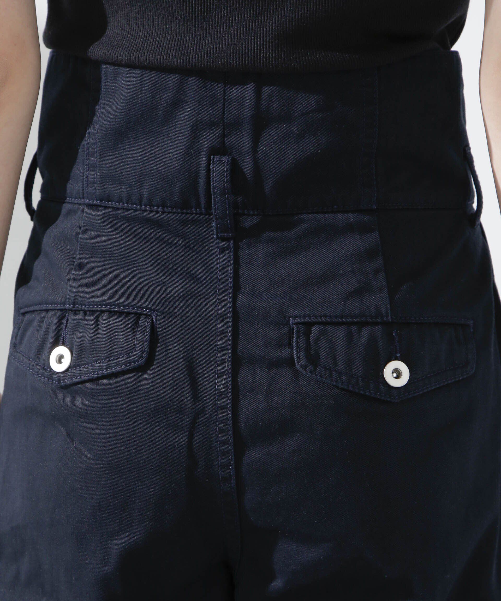 nano･universe「コルセットバギーチノパンツ」|チノ|