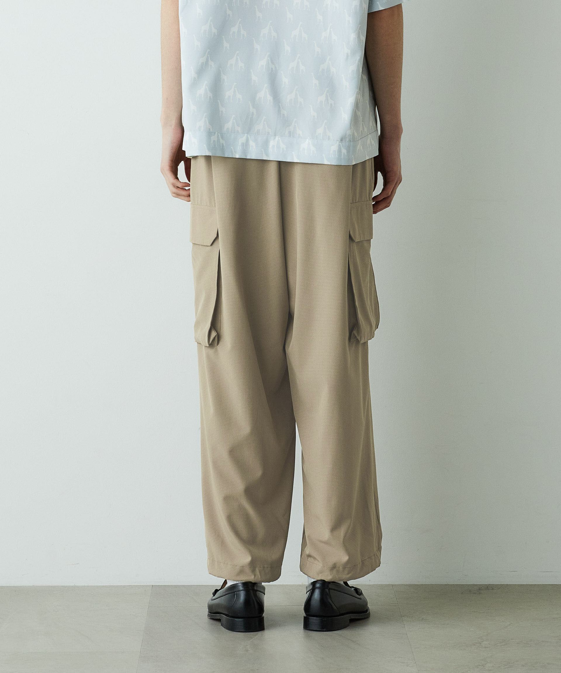 nano･universe「「HOTEL PALACE」オテルパラス アスレチックテックミリタリーパンツ」|チノ|