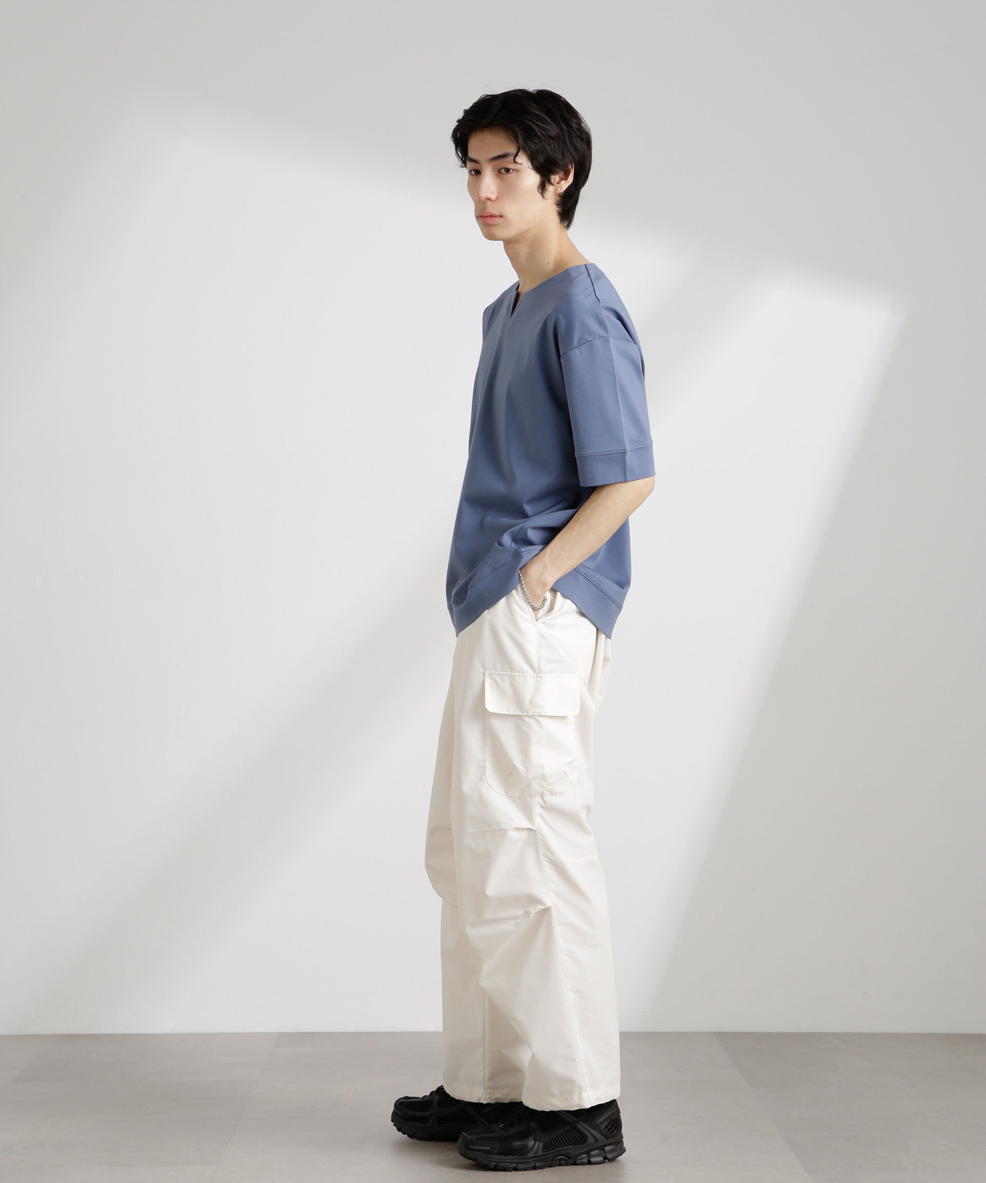 nano･universe「CNリラックスカーゴパンツ」|チノ|