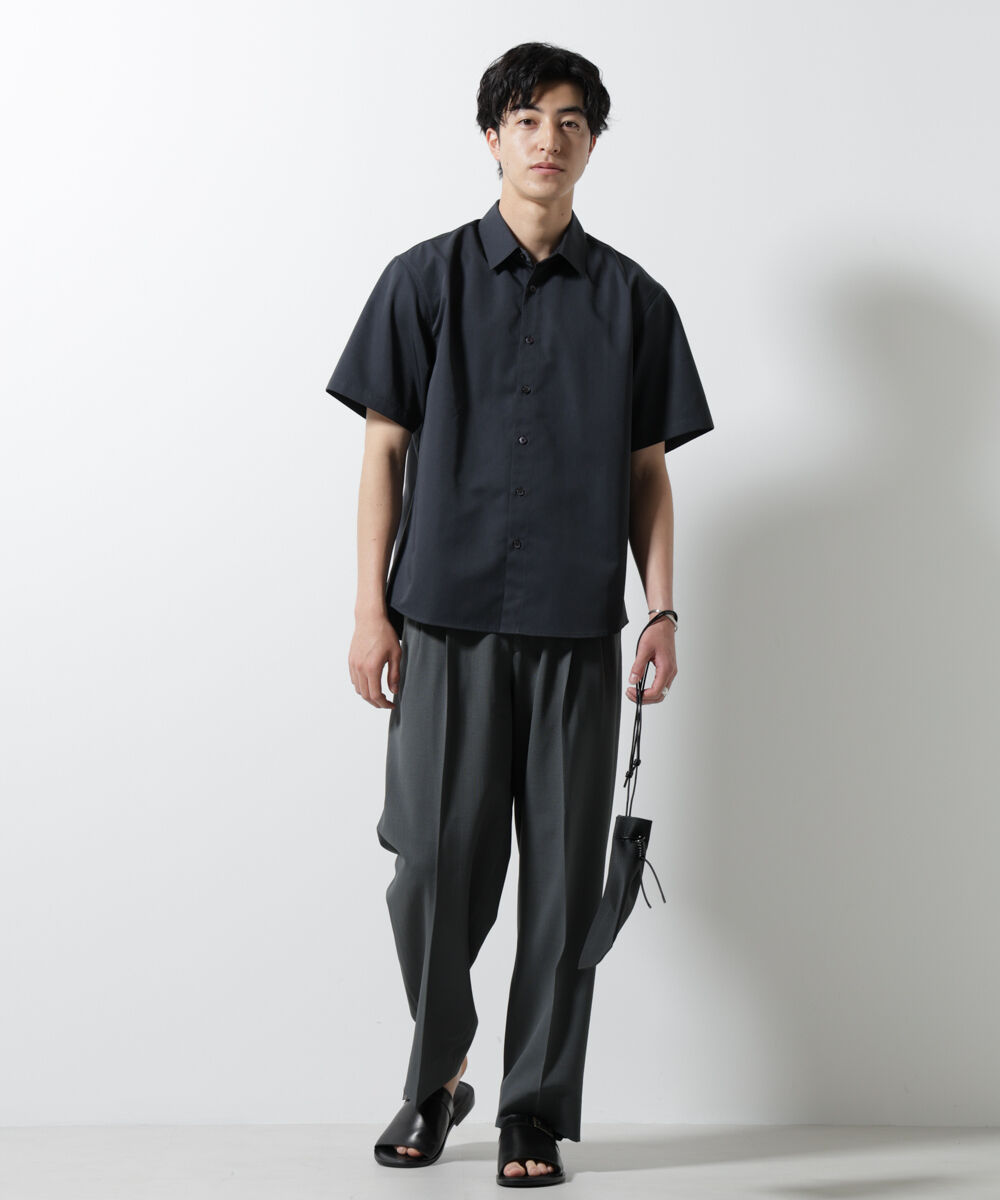 nano･universe「スタンダードレギュラーカラーシャツ/半袖」|シャツ・ブラウス|