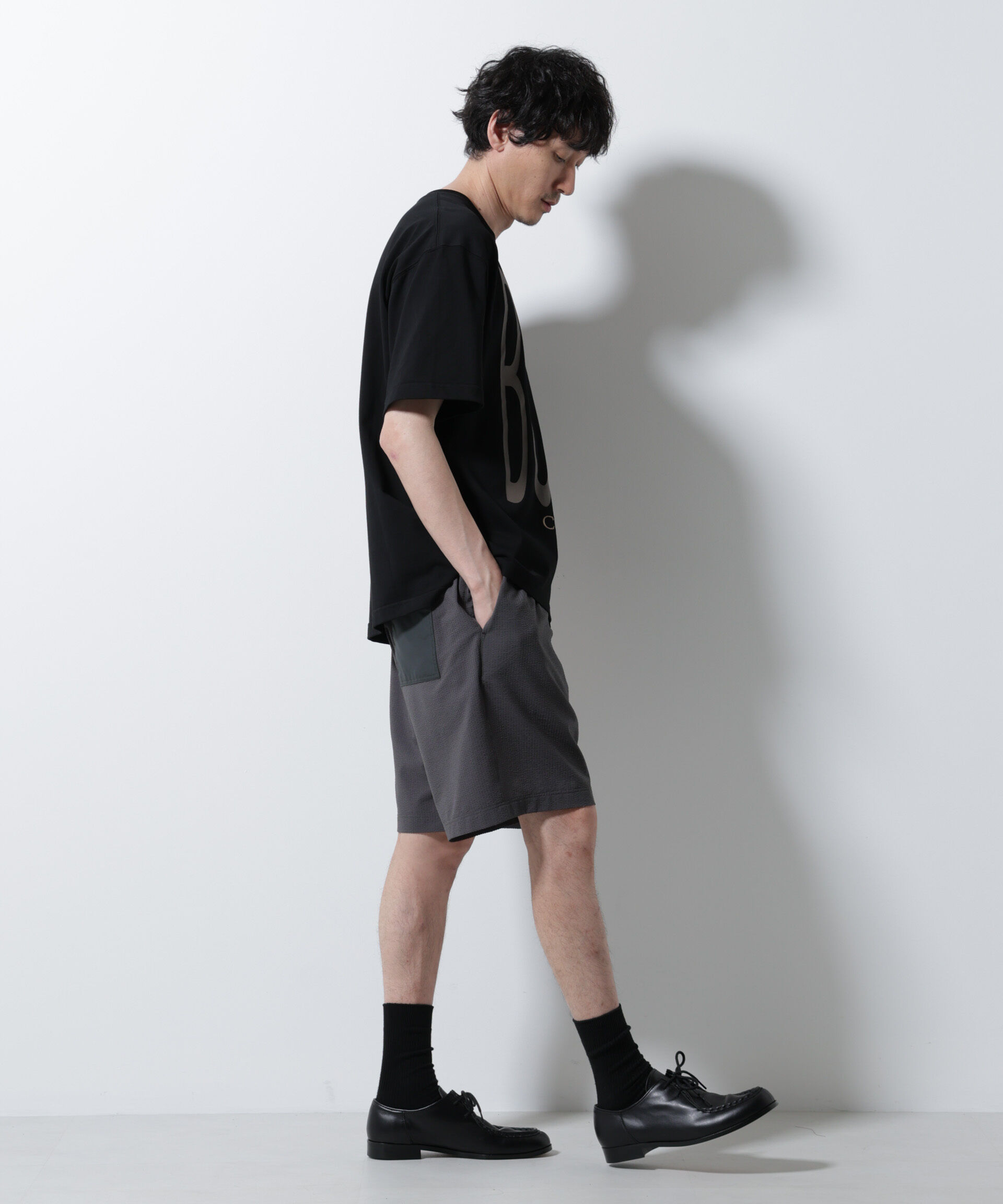 nano･universe「DotAir(R)サッカーストレッチイージーショートパンツ/吸水速乾」|チノ|