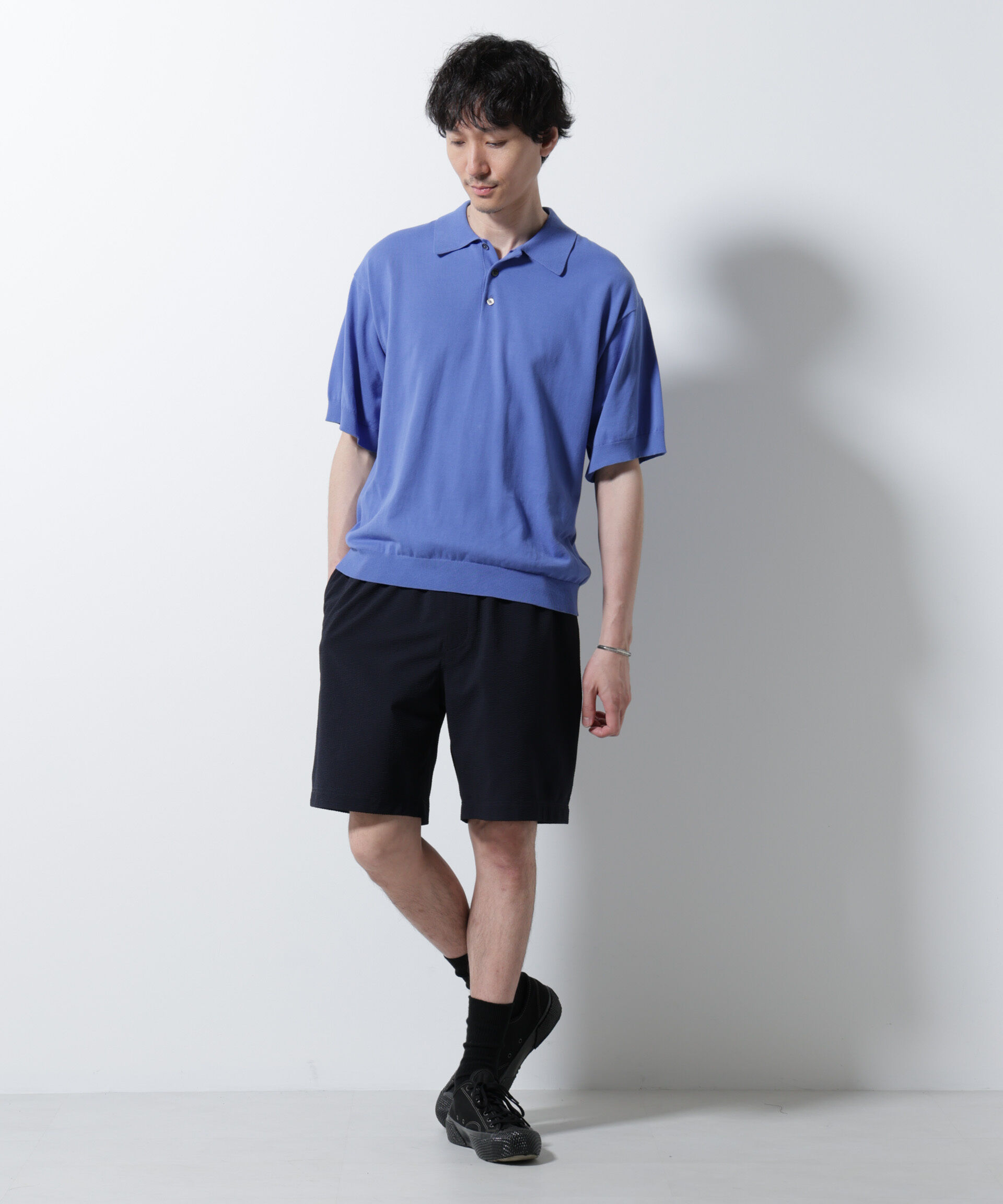 nano･universe「DotAir(R)サッカーストレッチイージーショートパンツ/吸水速乾」|チノ|