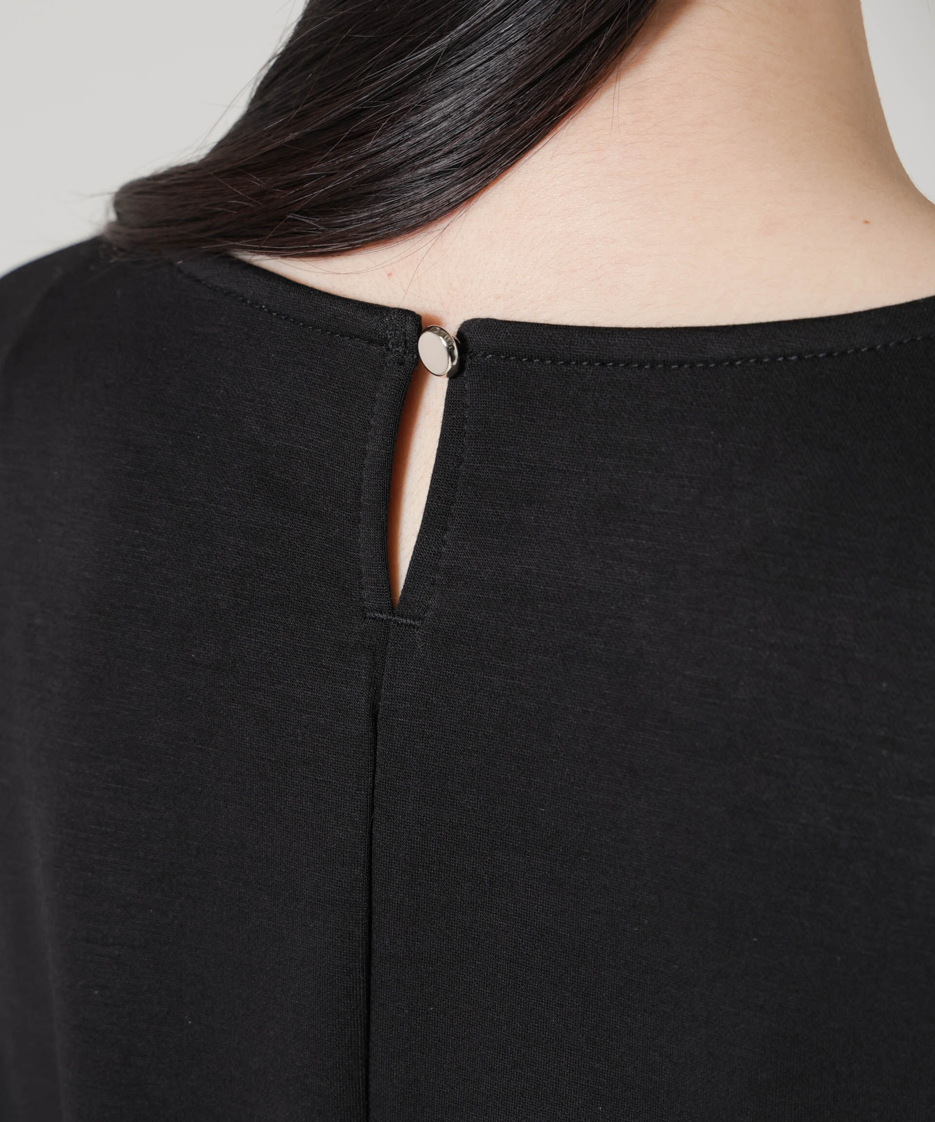 nano･universe「ダンボールカットサテンペプラムトップス」|Tシャツ・カットソー|