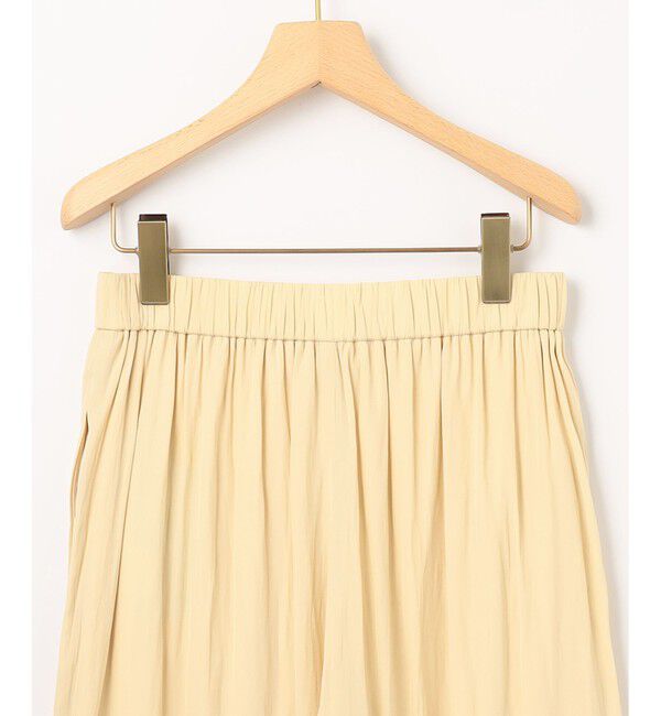 組曲「【洗える】ギャザーライトデシン パンツ ロング丈」|その他|