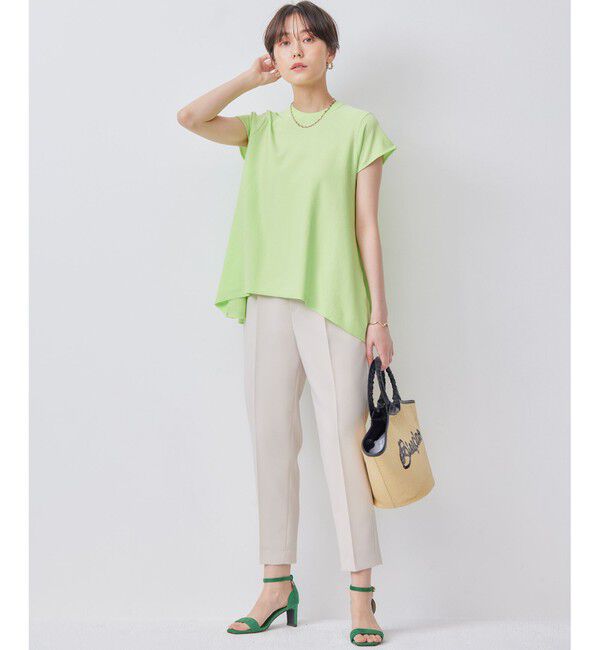 組曲「【美シルエット・ストレッチ・シワになりにくい】オシャクロス テーパードパンツ」|その他|