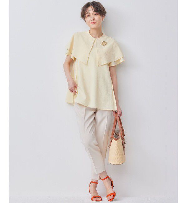 組曲「【美シルエット・ストレッチ・シワになりにくい】オシャクロス テーパードパンツ」|その他|