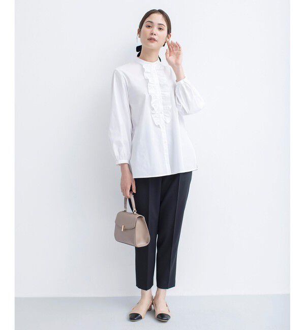 組曲「【美シルエット・ストレッチ・シワになりにくい】オシャクロス テーパードパンツ」|その他|