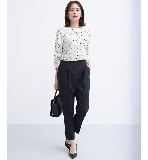 組曲「【美シルエット・ストレッチ・シワになりにくい】オシャクロス テーパードパンツ」|その他|