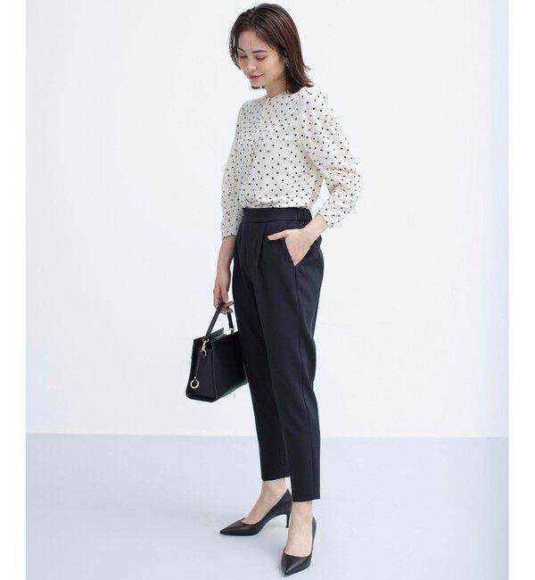 組曲「【美シルエット・ストレッチ・シワになりにくい】オシャクロス テーパードパンツ」|その他|