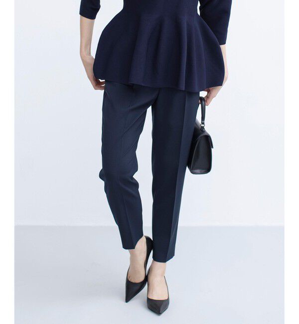 組曲「【美シルエット・ストレッチ・シワになりにくい】オシャクロス テーパードパンツ」|その他|