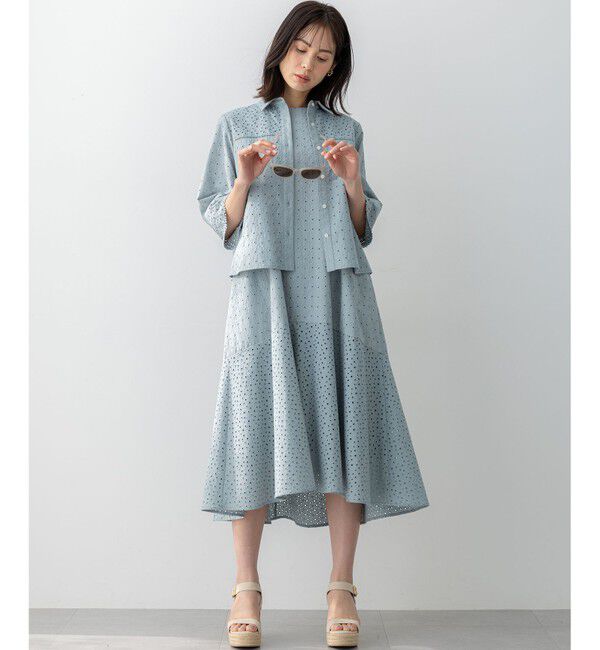 組曲「エンブロイダリーレース襟付 ブラウス」|シャツ・ブラウス|