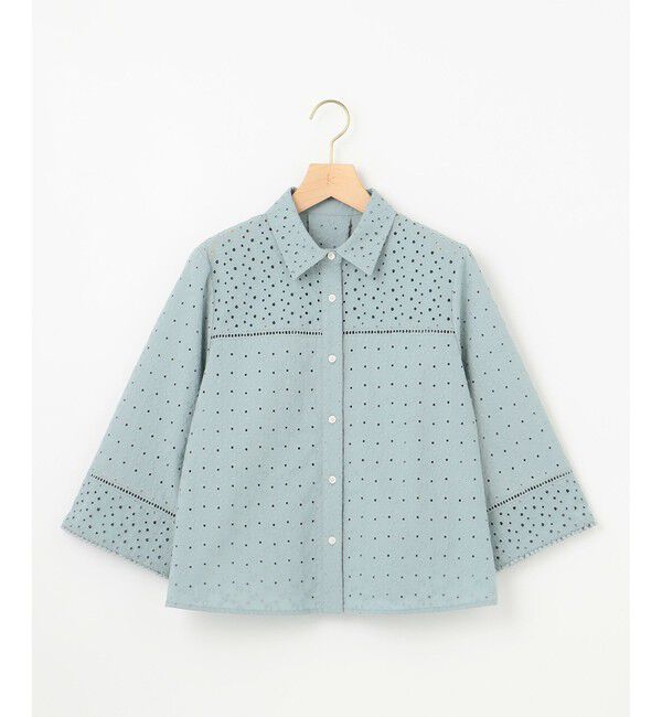 組曲「エンブロイダリーレース襟付 ブラウス」|シャツ・ブラウス|