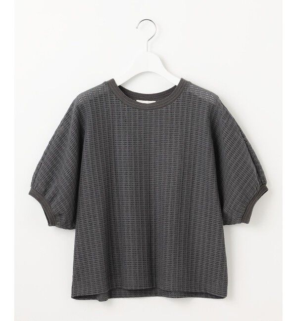 自由区「チェックジャカード カットソー」|Tシャツ・カットソー|