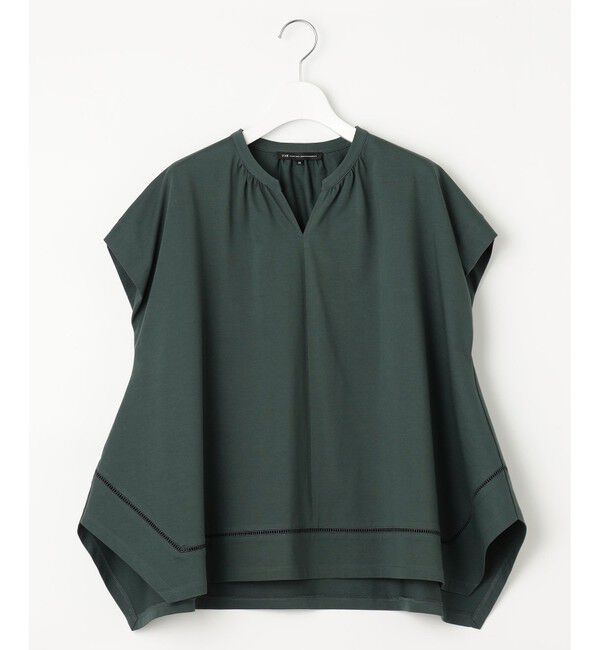 23区「【洗える】ラダーレースジャージー カットソー」|Tシャツ・カットソー|