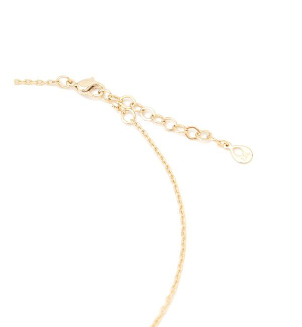 23区「カラーストーン コイン ネックレス」|ネックレス|