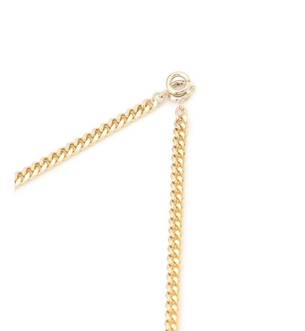 23区「カラーストーン コイン ネックレス」|ネックレス|