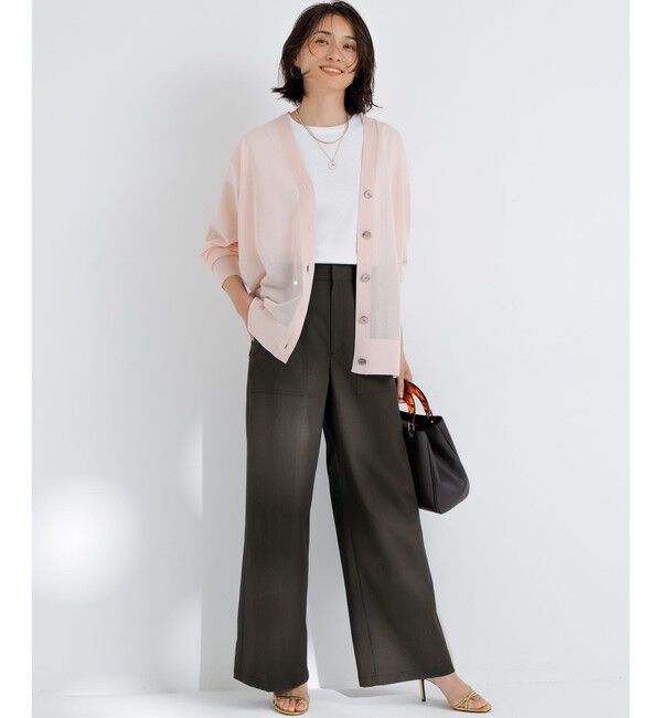 23区「カラーストーン コイン ネックレス」|ネックレス|