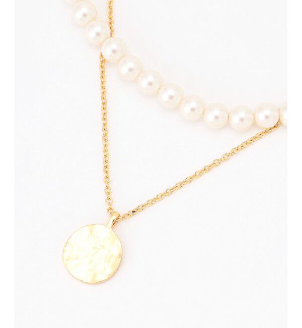 23区「2WAY パール コイン ネックレス」|ネックレス|