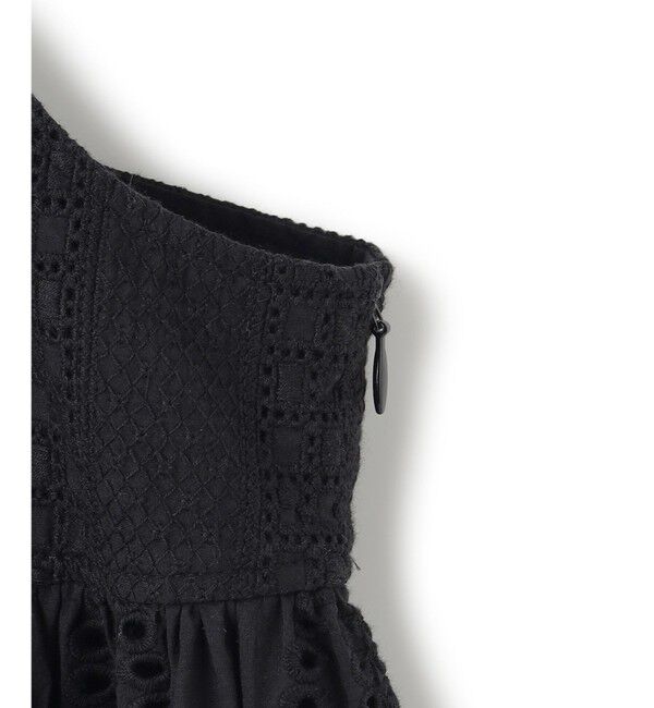 23区「【洗える】コットンエンブロイダリー キャミソール」|シャツ・ブラウス|