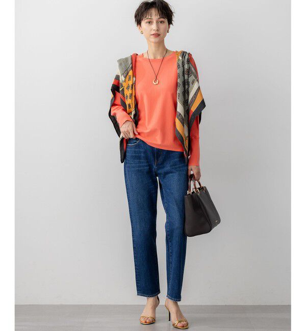 23区「【RED CARD TOKYO&times;23区】スリムストレート デニム パンツ」|デニム|