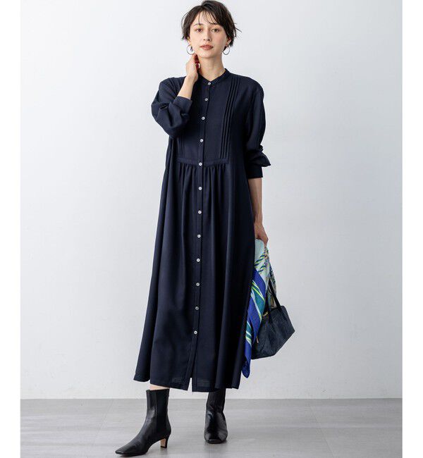 23区「【洗える】TWビエラ ブザム ワンピース」|ワンピース|