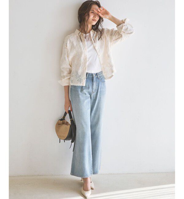 23区「【SLOW/一部店舗限定】カットジャカード シャツ」|シャツ・ブラウス|