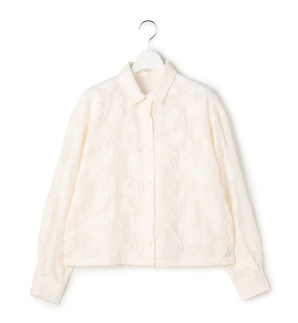 23区「【SLOW/一部店舗限定】カットジャカード シャツ」|シャツ・ブラウス|