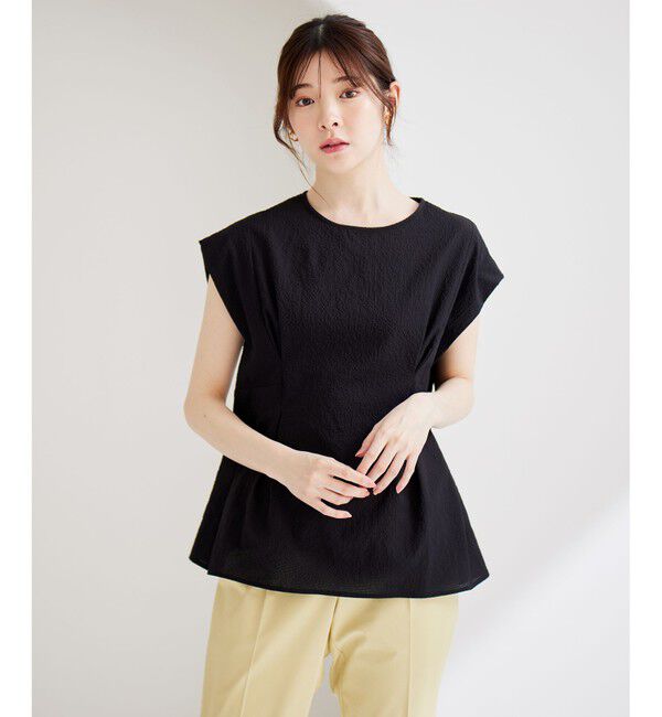 any SiS「【洗える】カラミタンブラータック ブラウス」|シャツ・ブラウス|