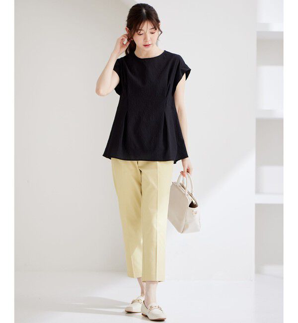 any SiS「【洗える】カラミタンブラータック ブラウス」|シャツ・ブラウス|