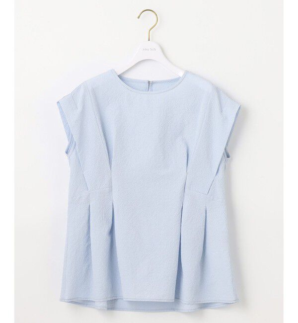 any SiS「【洗える】カラミタンブラータック ブラウス」|シャツ・ブラウス|
