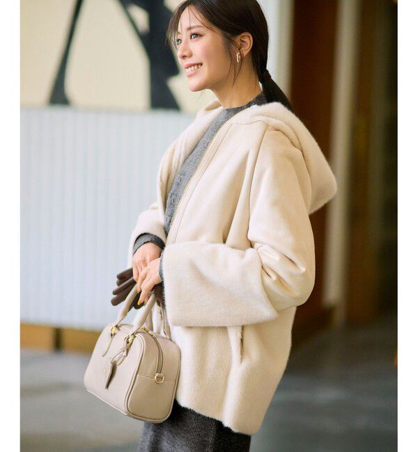 ANY SIS「Luxuryフェイクムートン コート」|その他|