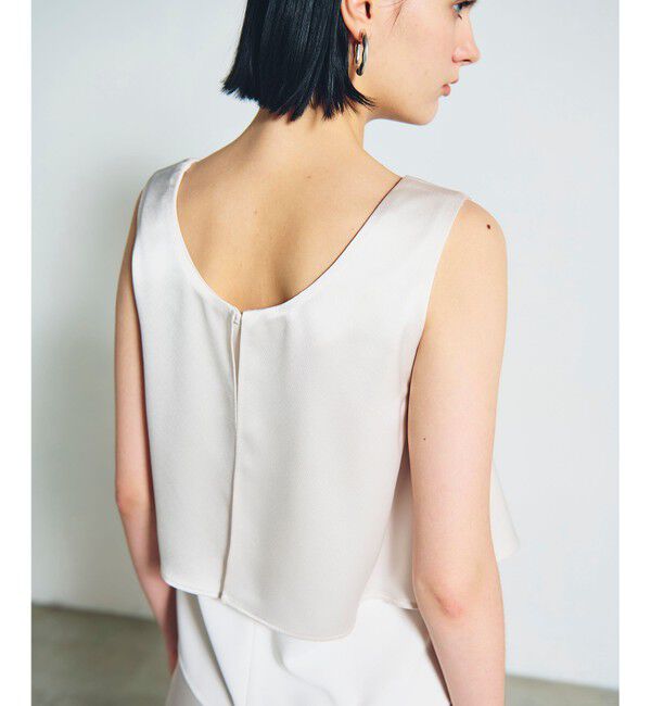 Grace Class「バックコンシャスサテンノースリーブ」|シャツ・ブラウス|