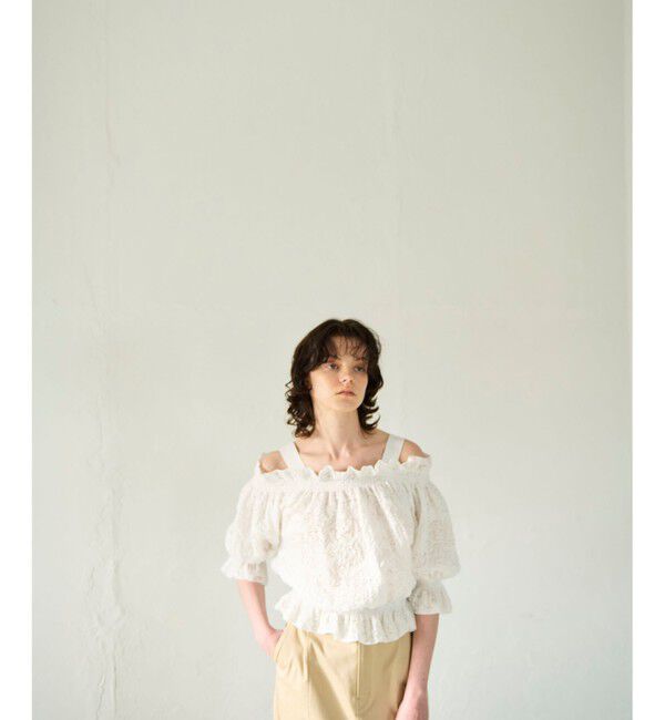 GRACE CONTINENTAL「ドルマンフクレジャガードニットトップ」|Tシャツ・カットソー|