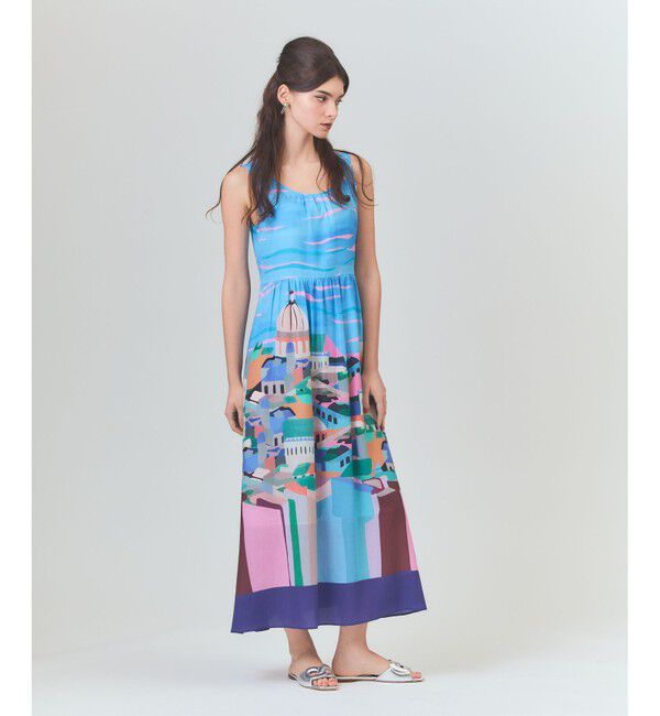 Grace Class「リゾートプリントマキシ」|ワンピース|