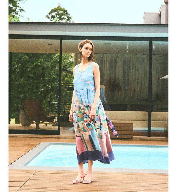 Grace Class「リゾートプリントマキシ」|ワンピース|