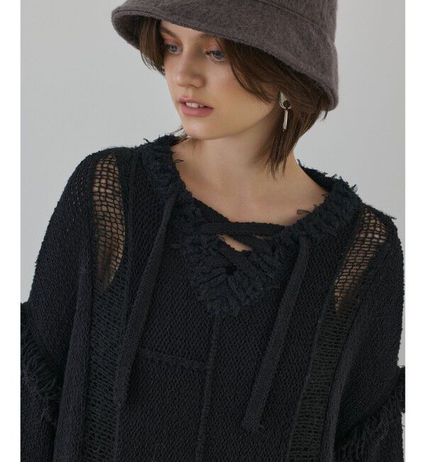 GRACE CONTINENTAL「ルーズオーバーニットトップ」|ニット・セーター|