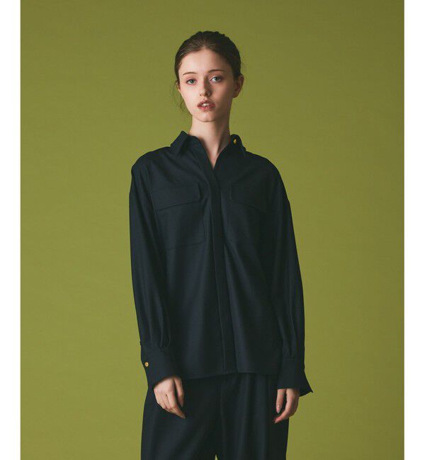 Grace Class「ウールミリタリーシャツ」|シャツ・ブラウス|