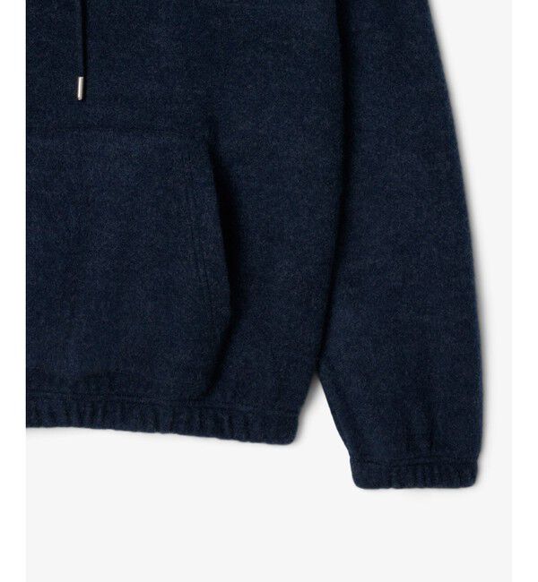 LACOSTE「ダブルフェイスルーズフィットフーディー メランジ プルオーバーパーカー」|パーカー|