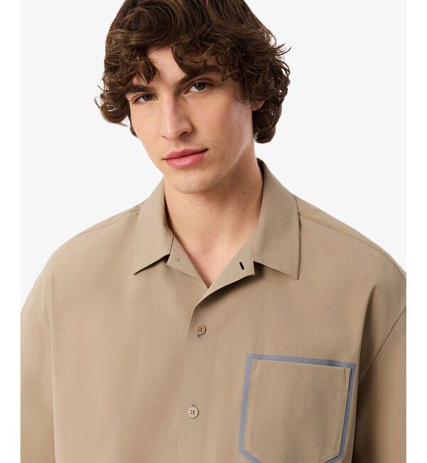 LACOSTE「撥水防風ストレッチオープンカラーシャツ」|シャツ・ブラウス|