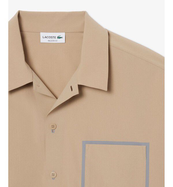 LACOSTE「撥水防風ストレッチオープンカラーシャツ」|シャツ・ブラウス|