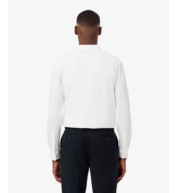 LACOSTE「スリムフィットミニマル長袖ボタンシャツ」|シャツ・ブラウス|